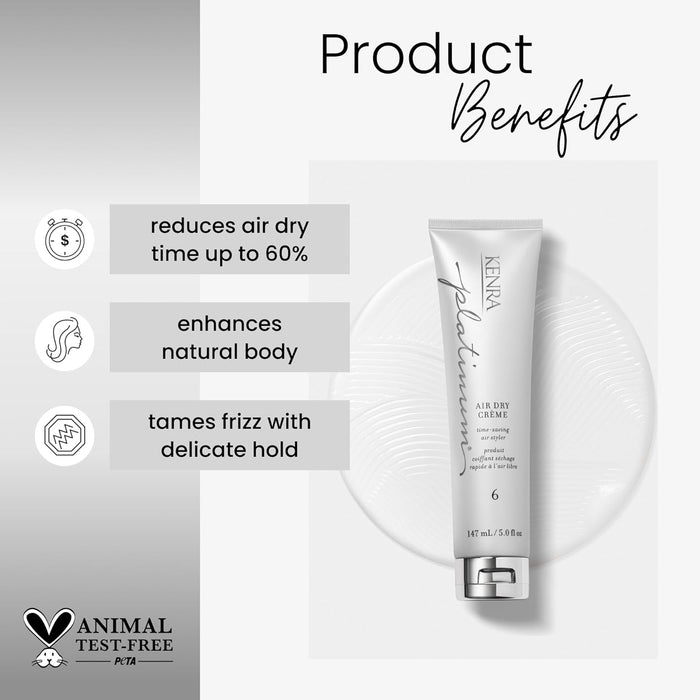 Kenra Platinum Air Dry Creme 6 product benefits