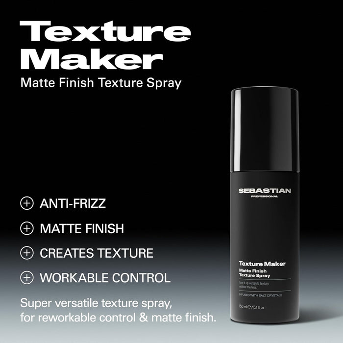 Sebastian Texture Maker Matte Finish Texture Spray