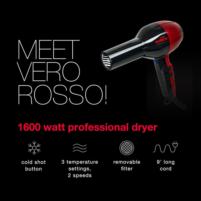 Solano Vero Rosso Hair Dryer