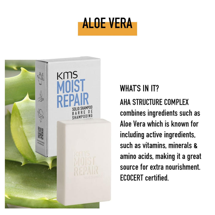 KMS Moist Repair Solid Shampoo. What's in it? Aloe vera