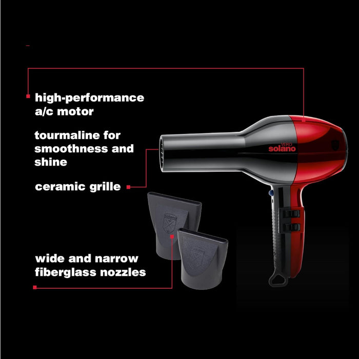 Solano Vero Rosso Hair Dryer