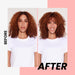 Before and after using Kenra Color Maintenance Conditioner 