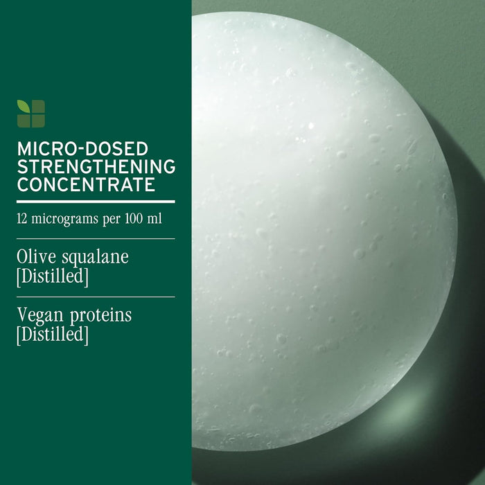 Biolage Strength Recovery Shampoo has a microdosed concentrate of olive squalane and vegan proteins