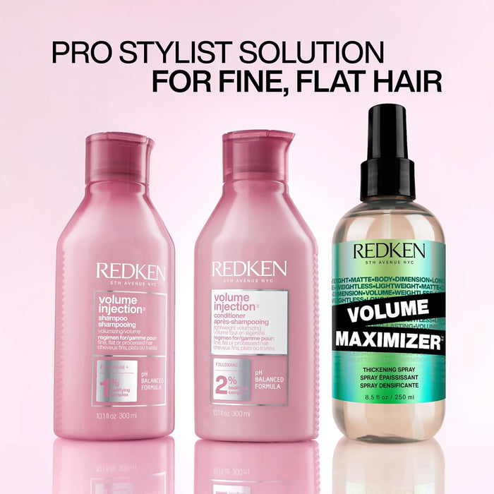 Redken Volume Injection Shampoo & Conditioner Set For Fine Hair