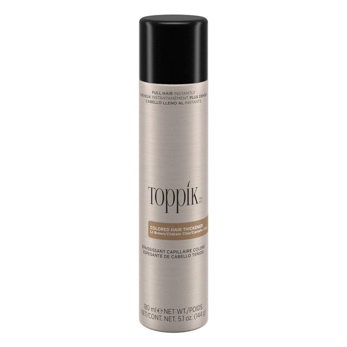 Toppik LIGHT BROWN Thickening Colored Hair Spray 5.1 oz