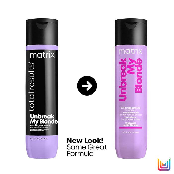 Matrix Total Results Unbreak My Blonde Strengthening Conditioner has a new look but same great formula