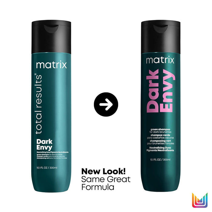 Matrix Total Results Dark Envy Green Shampoo has a new look but same great formula!