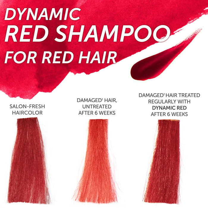 Framesi Color Lover Dynamic Red Shampoo in 16.9oz size color swatch