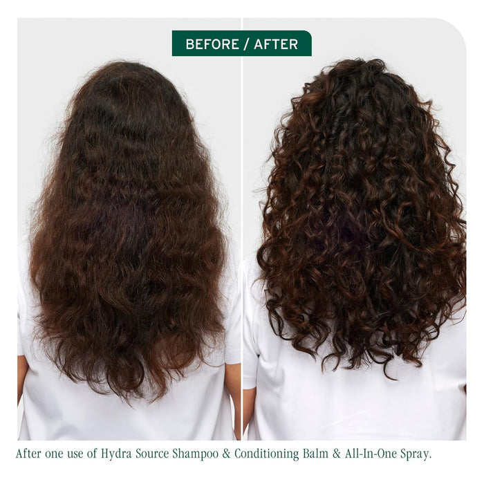 Before and After using Biolage All-In-One Coconut Infusion Multi-Benefit Spray