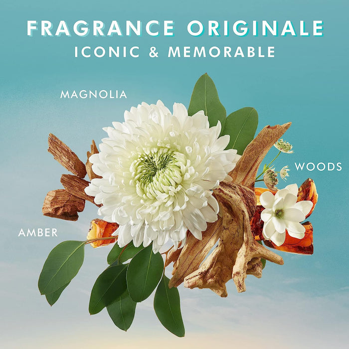 Fragrance: Amber, Magnolia, Woods