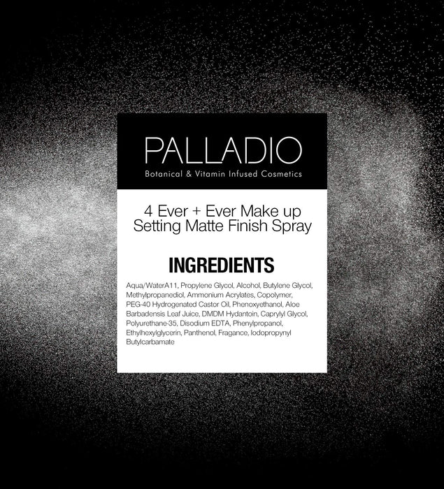 Palladio 4Ever + Ever Makeup Setting Spray Matte Finish