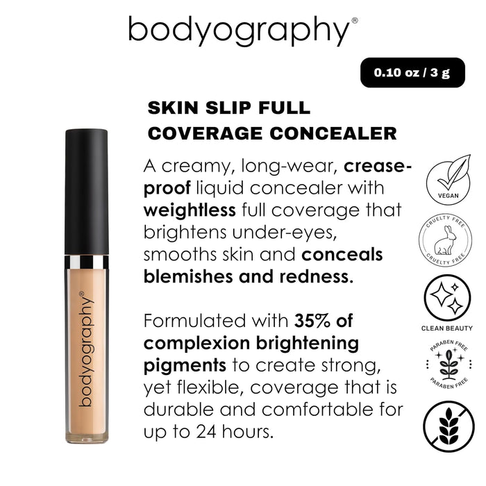 Bodyography Skin Slip Full Coverage Concealer (4 Shades)