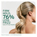 Biolage Freeze Fix Hairspray delivers firm hold and 76% less frizz