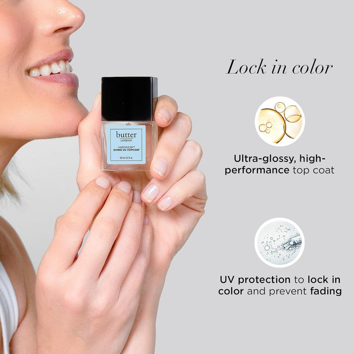 Butter LONDON Hardwear Shine UV Top Coat 0.4 fl oz