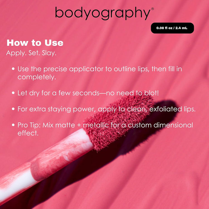 Bodyography Lip Lava Liquid Lipstick (9 Shades)