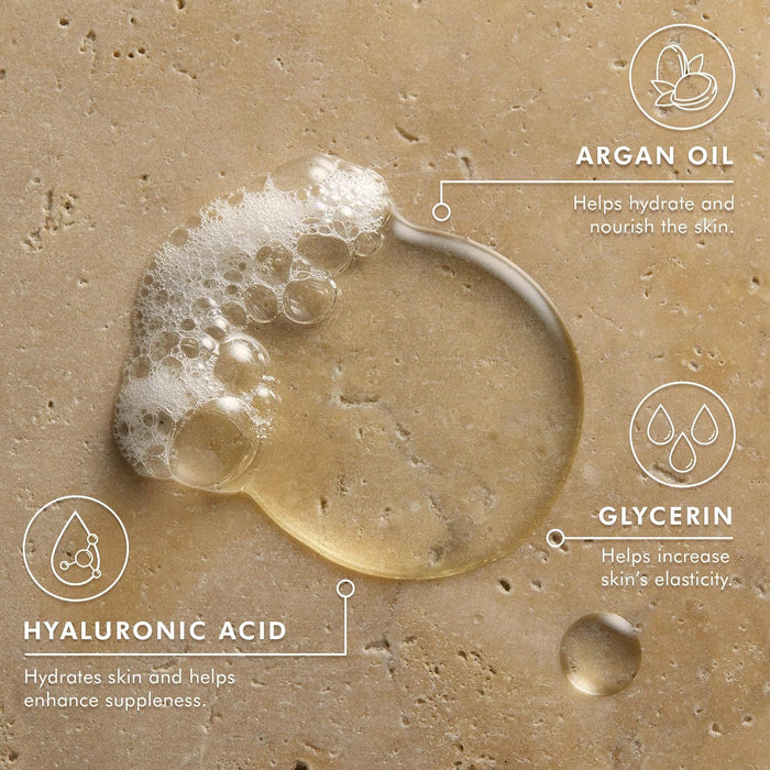 Hyaluronic Acid, Argan oil, Glycerin