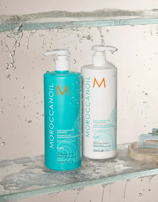 Moroccanoil Curl Enhancing Shampoo & Conditioner Duo Liter