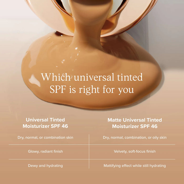 Which DRMTLGY universal tinted moisturizer is right for you? Matte or Original