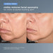 Before and after comparison of facial symmetry with text indicating clinical proof.