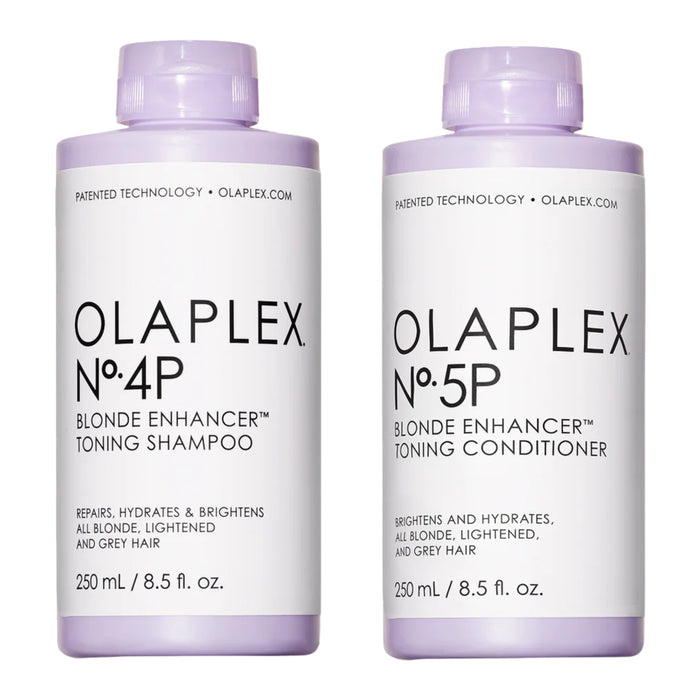 Olaplex No.4P & No.5P Blonde Enhancer Toning Shampoo & Conditioner Set