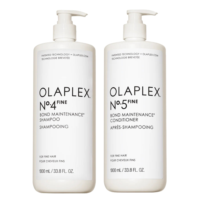 Olaplex No.4 & No.5 Fine Bond Maintenance Shampoo and Conditioner Duo Liter