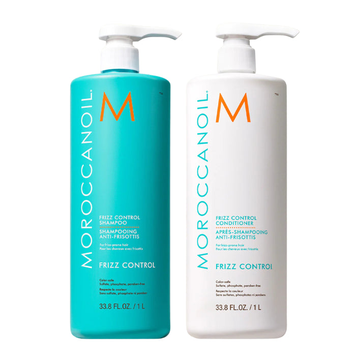 Moroccanoil Frizz Control Shampoo & Conditioner Duo Liter