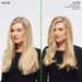 Redken Full Volume Mousse before and after shows more volume at the root for the model