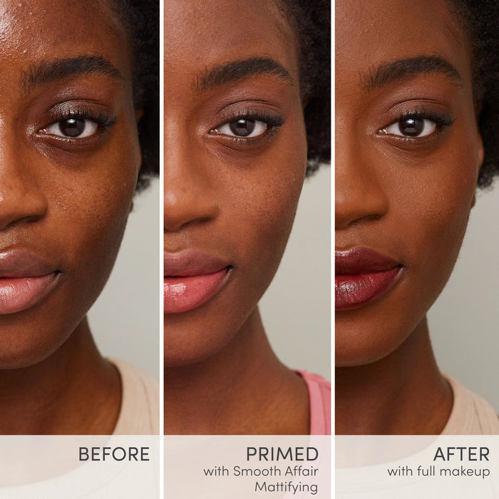 Jane Iredale Smooth Affair Mattifying Face Primer before and after use