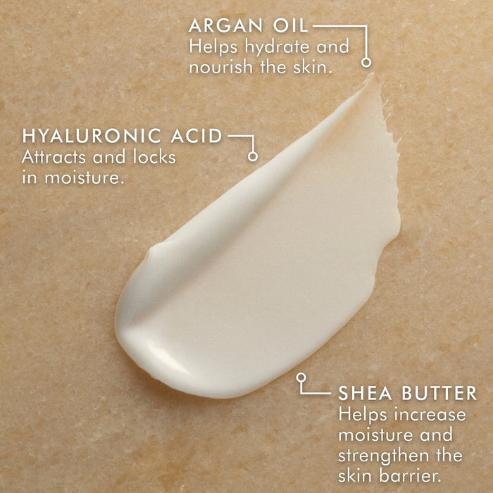Argan Oil, Hyaluronic Acid, and Shea Butter