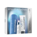 Dermalogica skincare product set with packaging labeled 'smooth + hydrate' on a white background.