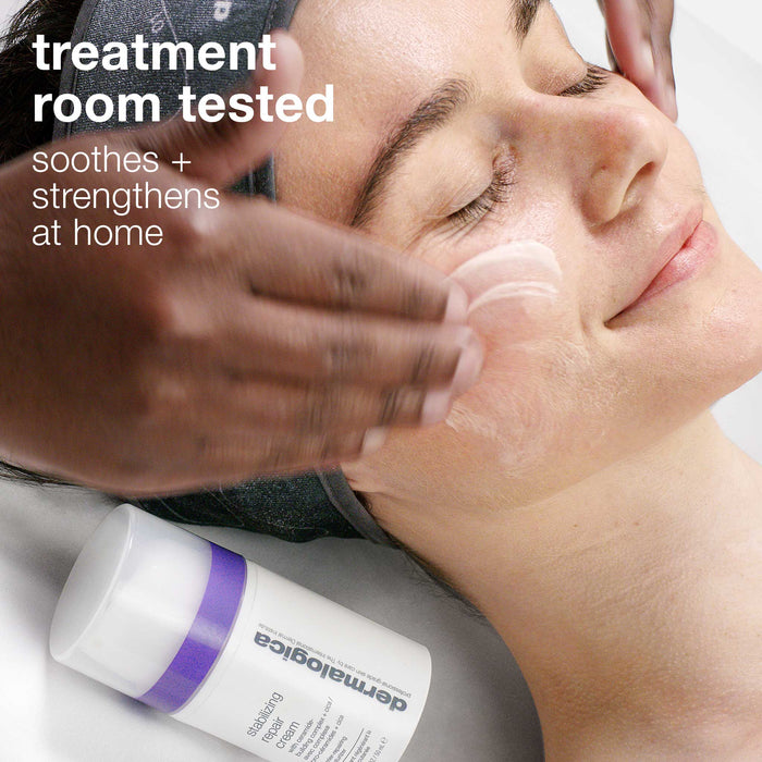 Dermalogica Stabilizing Repair Cream was treatment room tested and will soothe + strengthen with use at home