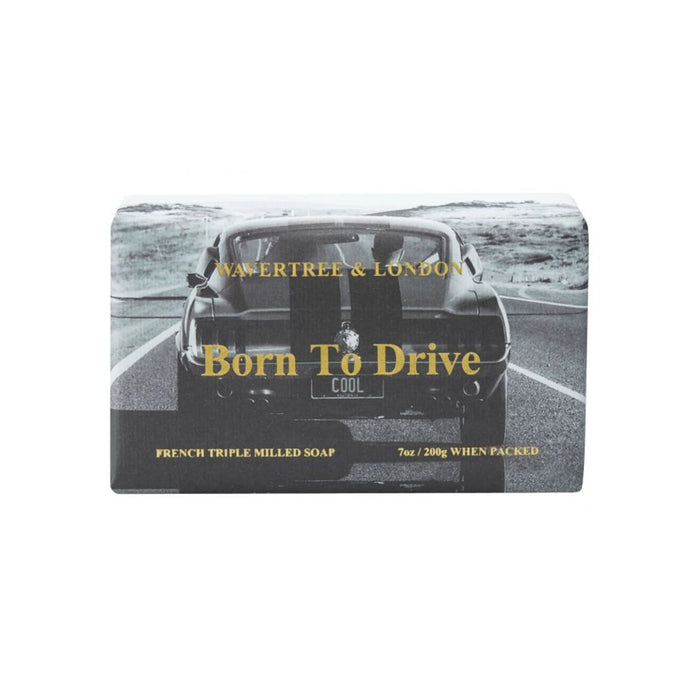 Wavetree and London soap bar in scent Born To Drive 7oz size