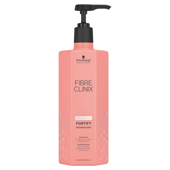 Schwarzkopf Professional Fibre Clinix Fortify Shampoo 33.8oz. does not include pump