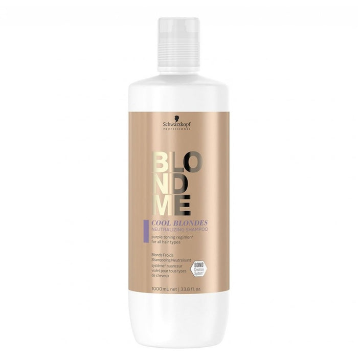 Schwarzkopf Professional BlondMe Neutralizing Shampoo for Cool Blondes 33.8oz.