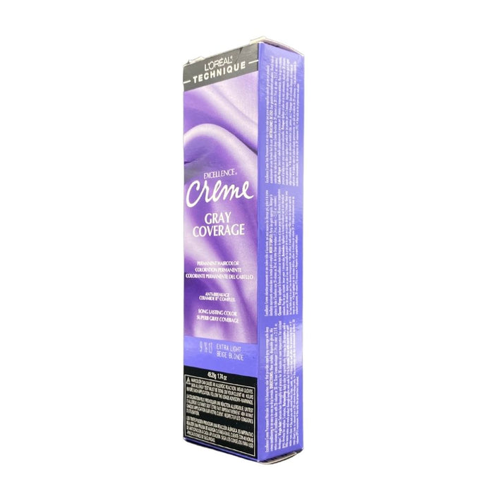 L'Oreal Excellence Creme Gray Coverage Hair Color 1.74 oz. 9 1/2.13 Extra Light Beige Blonde