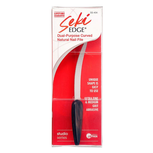 Seki Edge Dual Purpose Curved Natural Nail File (SS-404)