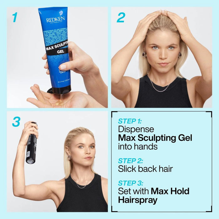 How to use Redken Max Sculpting Gel 
