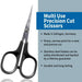 Mehaz 101B Precision Cut Scissors is sharp and has a narrow point for a neat and precise cut. Durable and long lasting. Made in Solingen, Germany