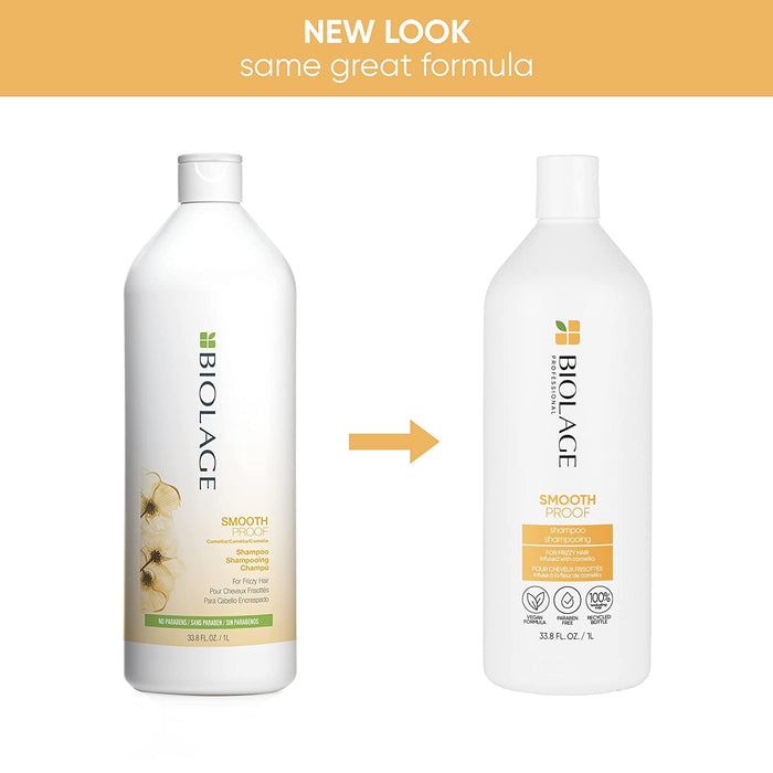 Matrix Biolage Smooth Proof Shampoo comparison old vs new packaging