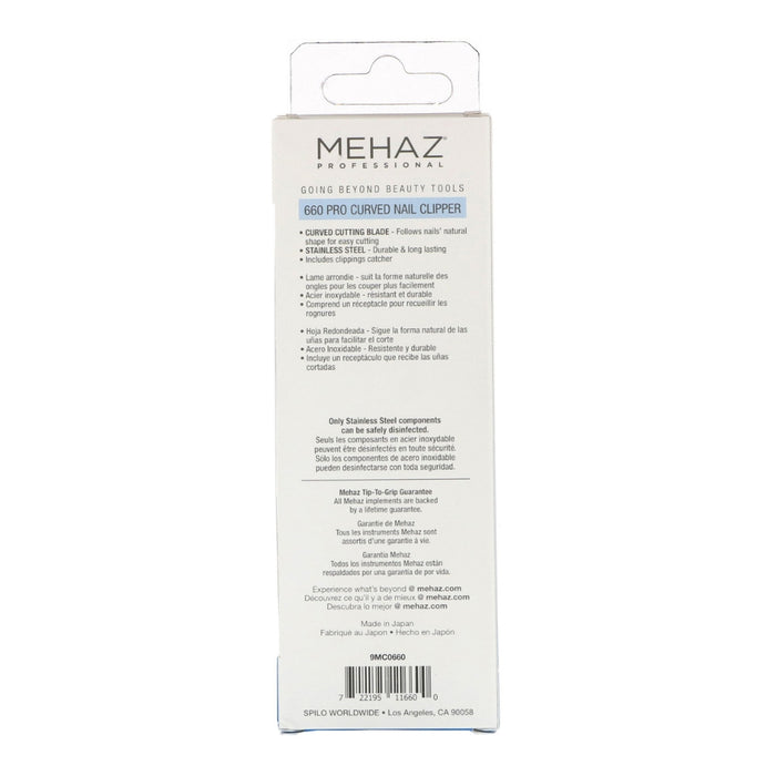 Mehaz Professional 660 Pro Curved Nail Clipper
