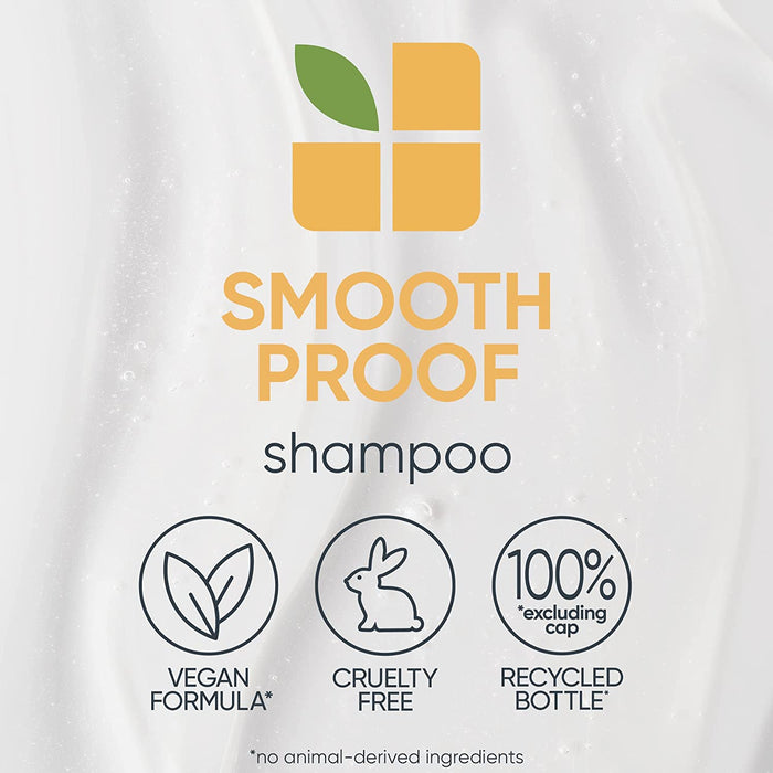 Matrix Biolage Smooth Proof Shampoo comparison old vs new packaging is vegan and cruelty free