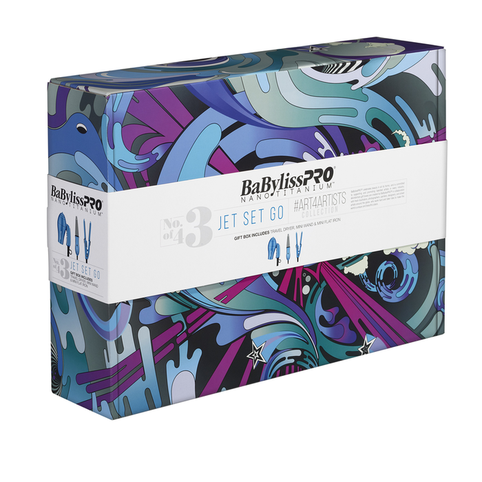 BaBylissPRO Nano Titanium Jet Set Go No. 3 of 4 Limited Edition Holiday Box