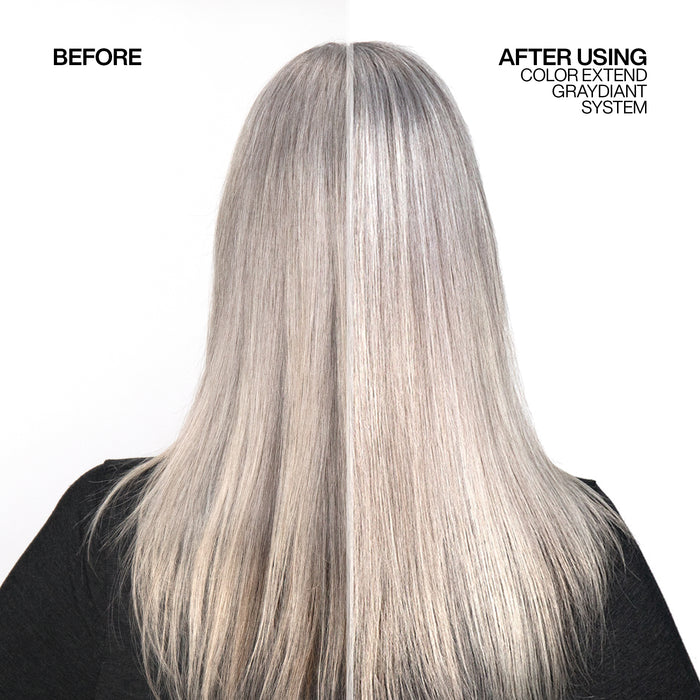 Redken Color Extend Graydiant Shampoo Before and After