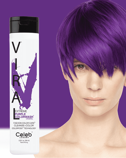 Celeb Luxury Viral Colorwash Vivid Purple 8.25oz.