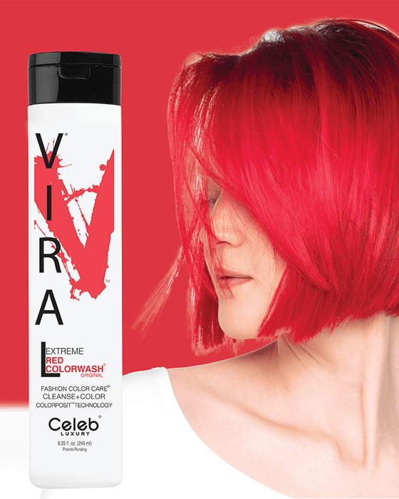 Celeb Luxury Viral Colorwash Vivid Red 8.25oz.