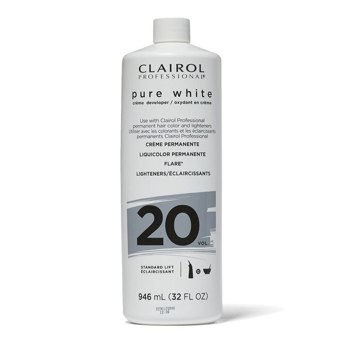 Clairol Professional Pure White 20 Volume Creme Developer 32oz.