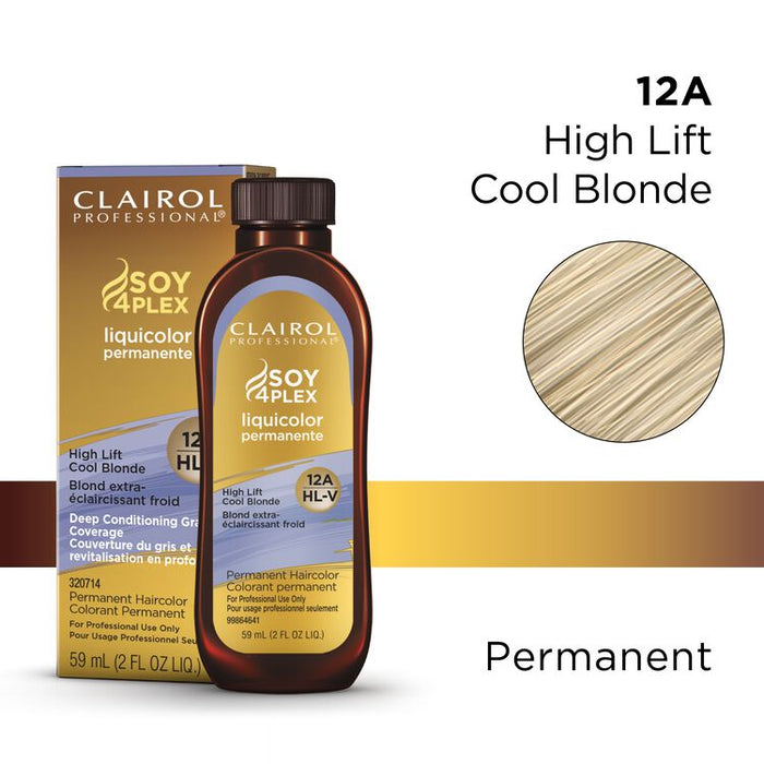 Clairol Professional Soy4Plex Liquicolor Permanent 12A High Lift Cool Blonde