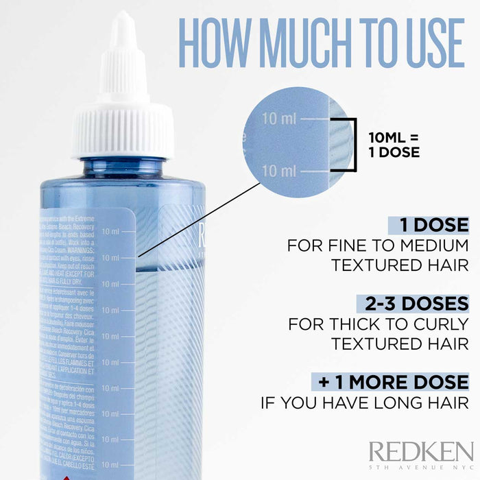 How much to use? - Redken Extreme Bleach Recovery Lamellar Water Treatmen 