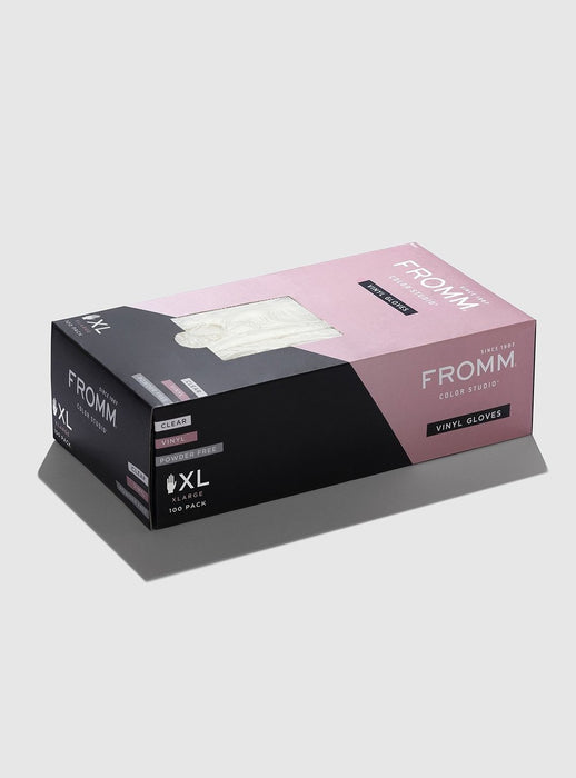 Fromm Extra Large Vinyl Powder-Free Gloves - 100 Pack