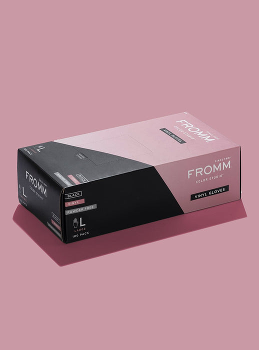 Fromm Large Vinyl Powder-Free Gloves - 100 Pack